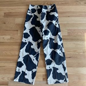 Lisa Says Gah | Robyn Jean | Cow Print | Black/Ivory | 31
